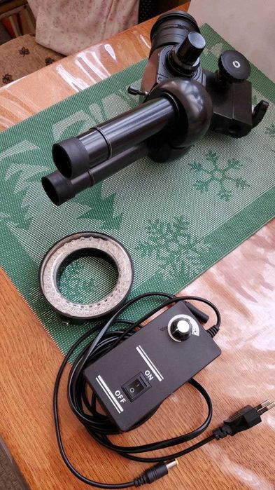 Микроскоп мбс-1 , Фокусное расстояние: 190 мм