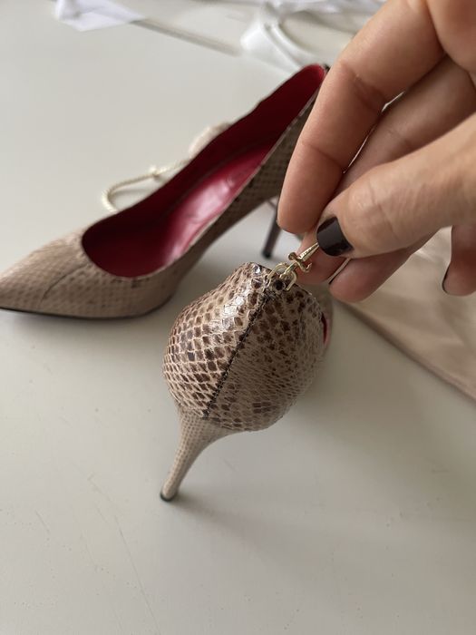 Pantofi piele sarpe designer Cesare Paciotti mas.38