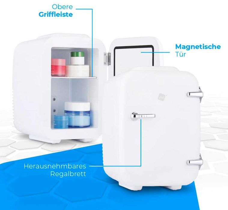 NK НОВ Мини хладилник преносим капацитет 4 литра 12V-220V