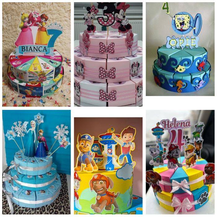 Картонена торта/хартиена торта/почерпка за всеки празник