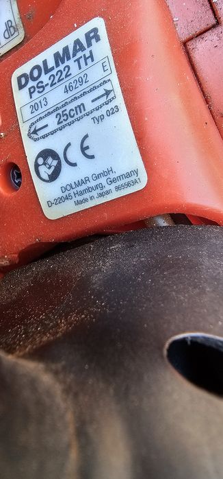 Drujba tâmplărie,curățat pomi Dolmar ps 222th japan