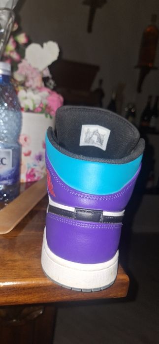 Jordan 1 Teal purple