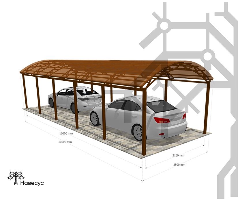 Навесы для автомобиля