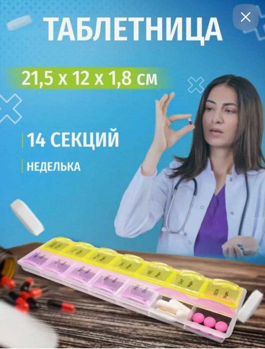Таблетница - настоящее спасение для тех, кто постоянно забывает приним
