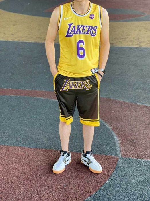Баскетбольные майки, джерси Lakers форма