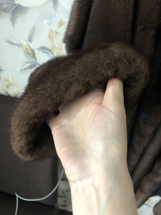 Норковая греческая шуба