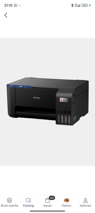 Epson 3210 marka yangi hali