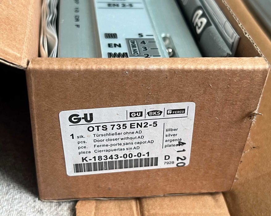 Sistem Complet Amortizor Ușă cu Glisieră 2 Seturi OTS 73X Dorma Noi