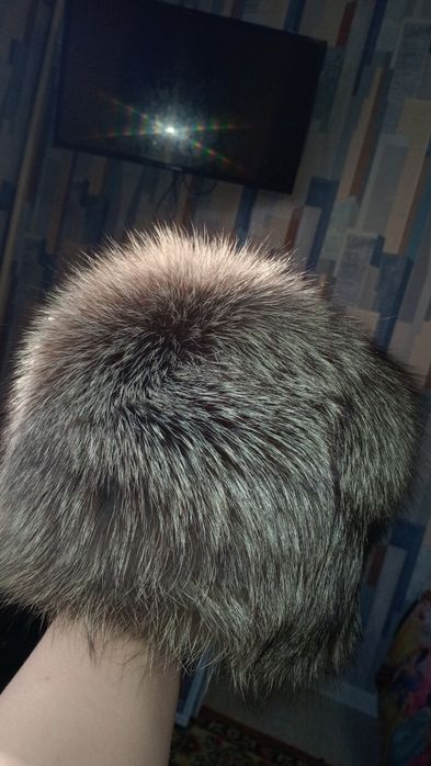 Шапка чернобурка