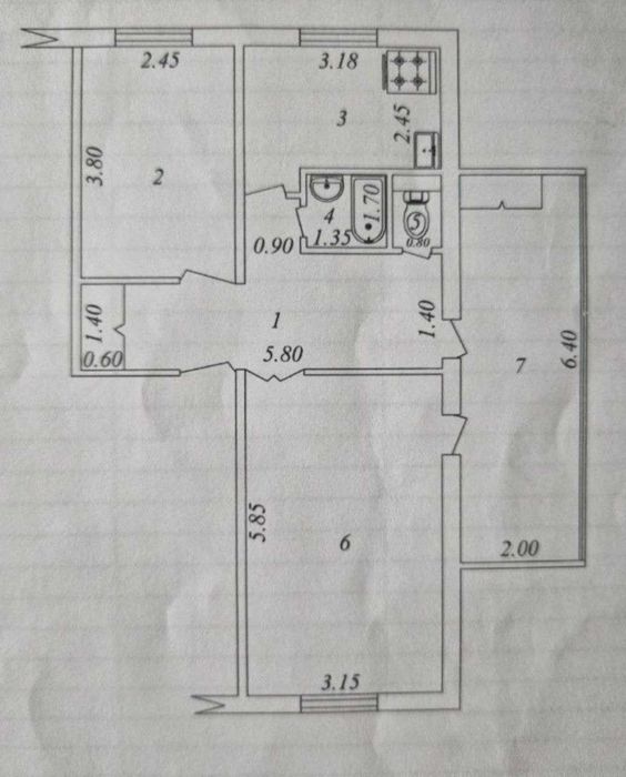 Продажа 2в3/3/4 Карасу -1 №К384