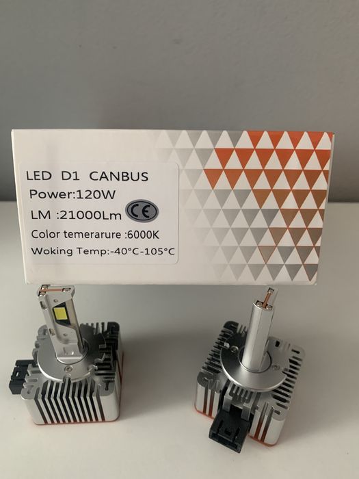 Bec Led D2S sau D2R/D1S/D3S conversie xenon plug and play,120W/12000LM