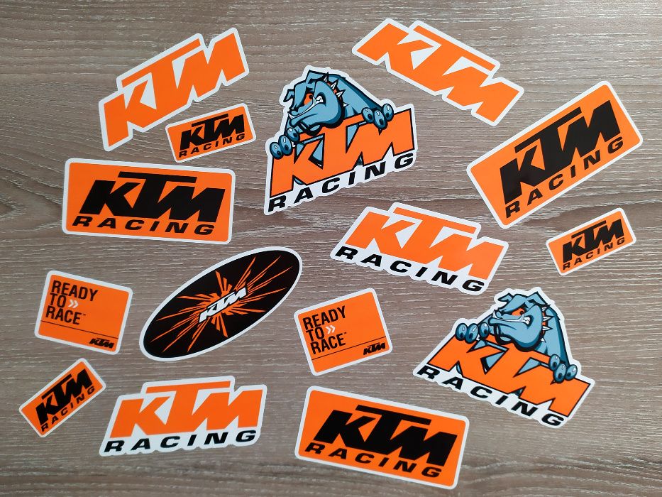Стикери КТМ KTM емблеми лога - 15 бр. общо Sticker
