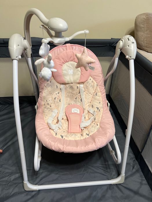 Бебешка люлка  Kikka boo 2 в 1, Mia Stella Pink