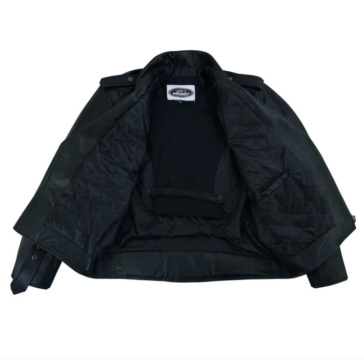 Geaca moto, piele, noua, cu protectii detasabile, Bucuresti