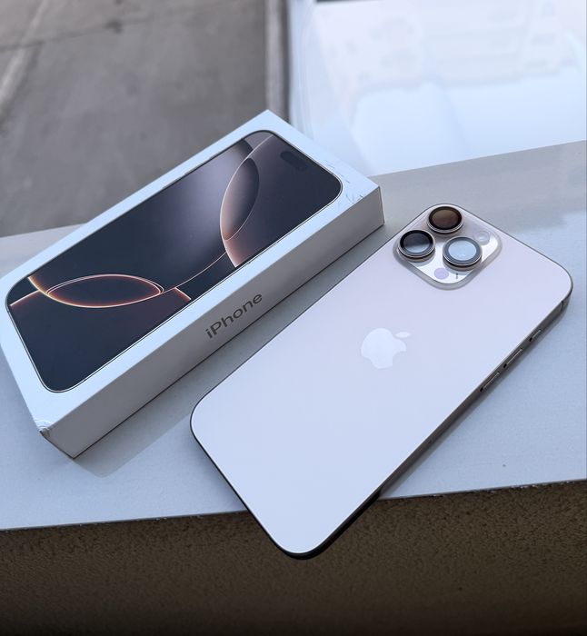  Apple / IPhone 16 Pro MAX / Desert Titanium / 256 Gb / Neverlock Impecabil