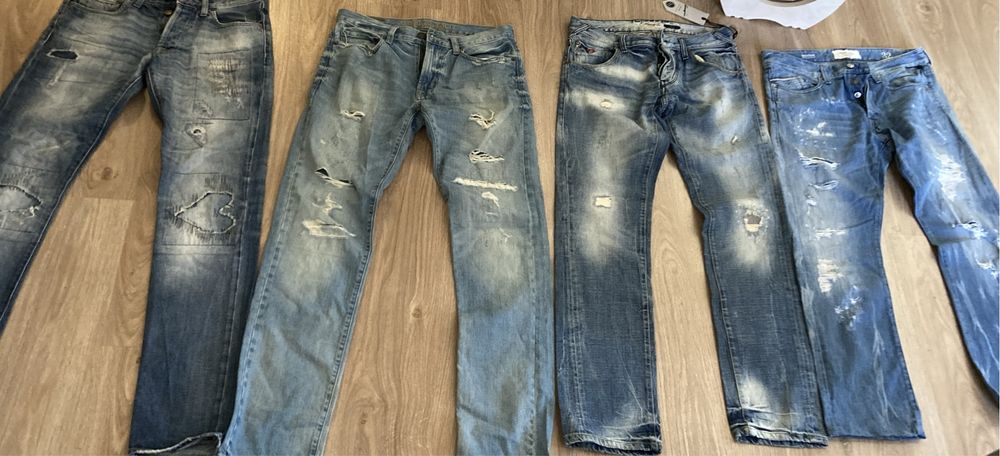 Мъжки дънки - Energie, G-star, Replay, American Eagle