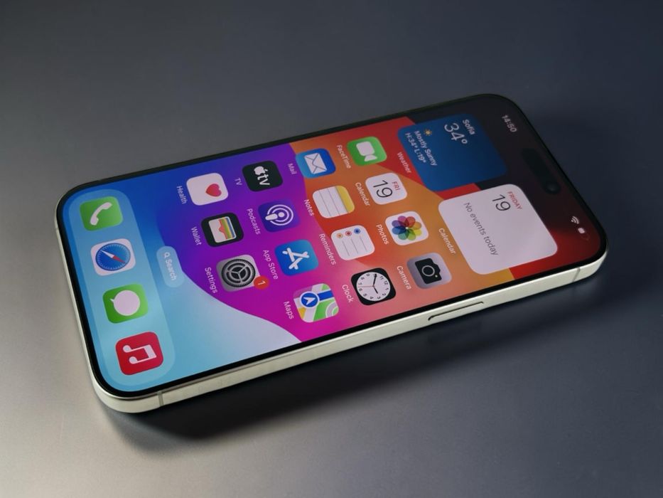 Apple iPhone 15 Pro 128GB Natural Titanium Перфектен! Гаранция!