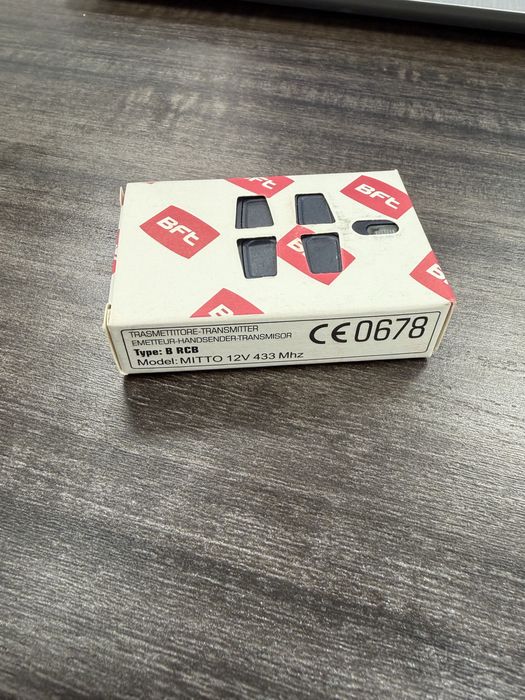 Пульт для шлагбаума BFT (оригинал)