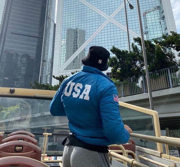 Куртка USA оригинал 100% спортивный куртка