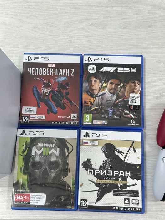 Playstation 5| 2 геймпада|4 игры