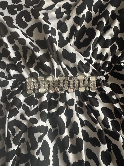 Платье вечернее с принтом