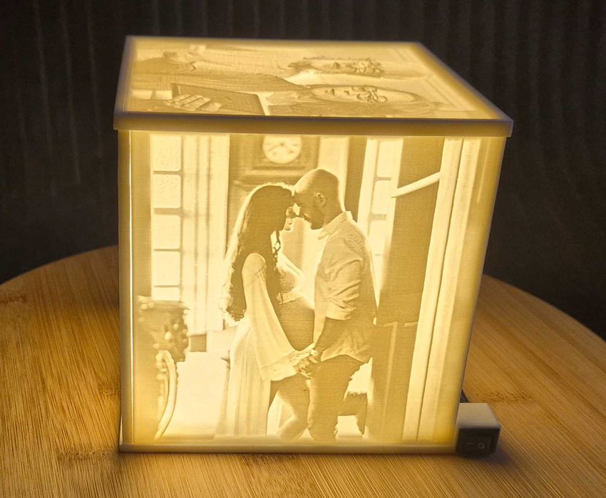 Light box lumina/lampa de veghe cu 5 poze