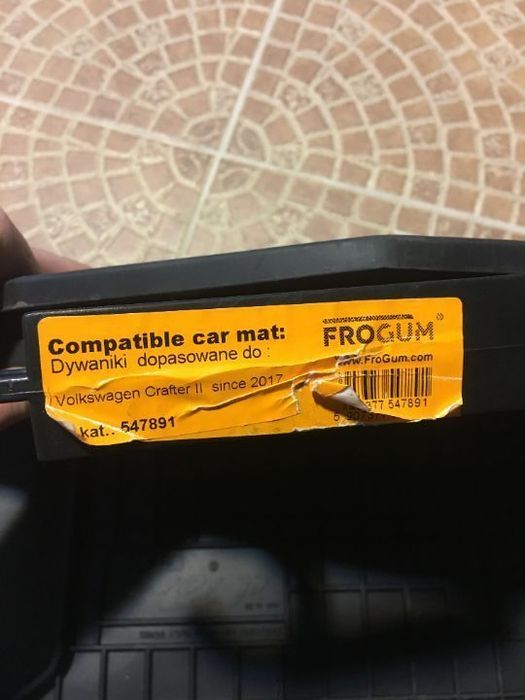set covorase auto volkswagen crafter ii / 2017