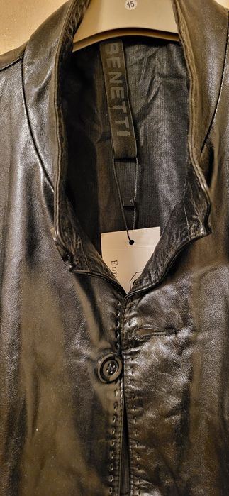 Кожаный куртка Итальянский бренд.