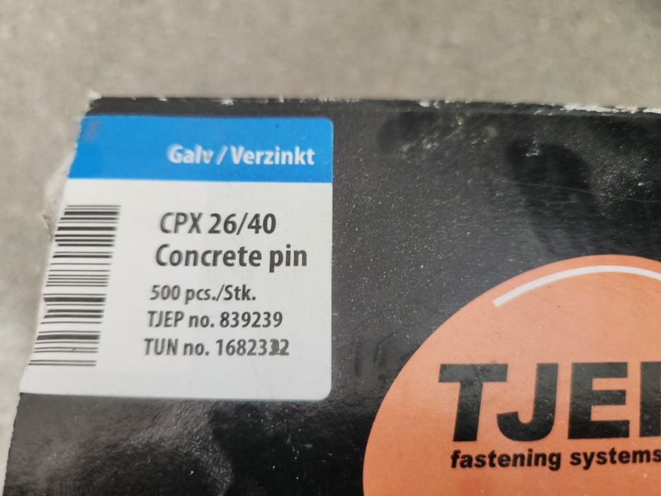 Пистолет за пробиване в бетон TJEP CP- 40 GAS 3G