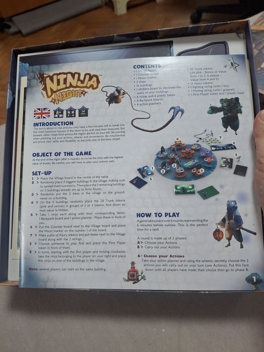 Настолна семейна игра Ninja Night  8+ г. (2-4 човека) от 36€
