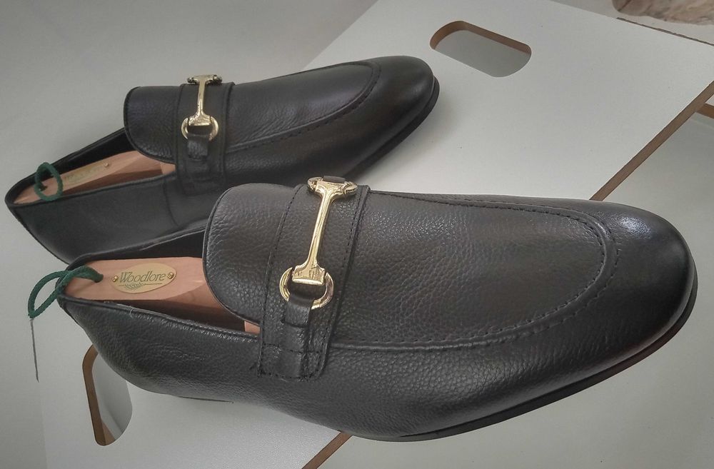 Pantofi loafers 43 bit Walk London NOU piele naturala moale