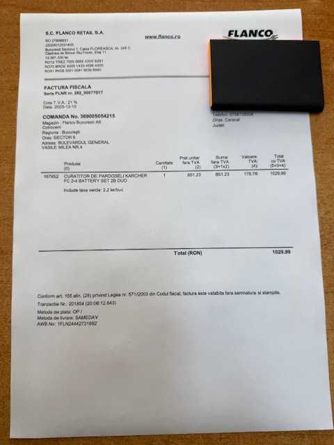 Nou! Mop electric fără fir  cu acumulator - Curățător pardoseli (Gresie / Parchet) - KARCHER