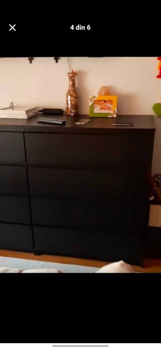 Comoda Ikea MALM 2 bucăți