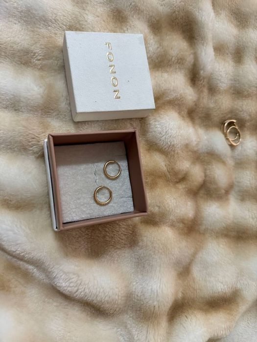 Золотые детские серьги 750