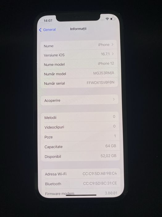 iPhone 12 64GB ID-app715