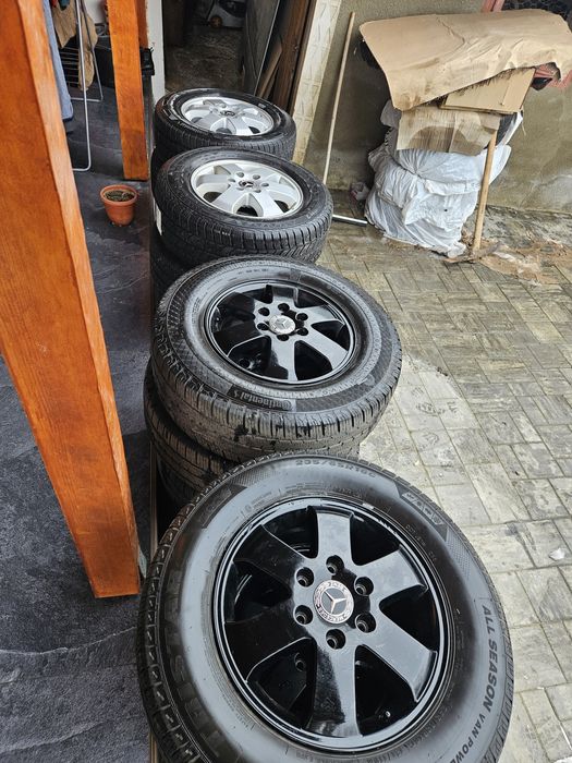 Jante Mercedes Sprinter Aliaj GREUTATE --- Cauciucuri Continetal  C-ur