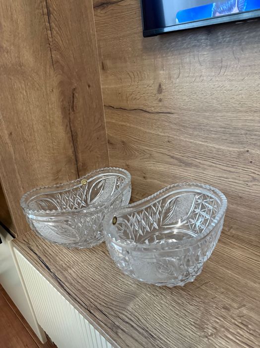 Хрусталь посуда бокалы, ваза, конфетница