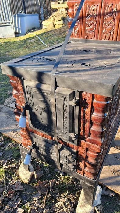 Soba teracota cu plita si cuptor încă are garanție cu factura