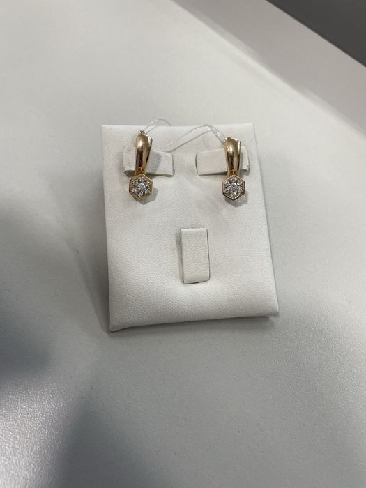 Золотые серьги СР101583