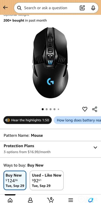 Logitech g903 игровая беспроводная мышь
