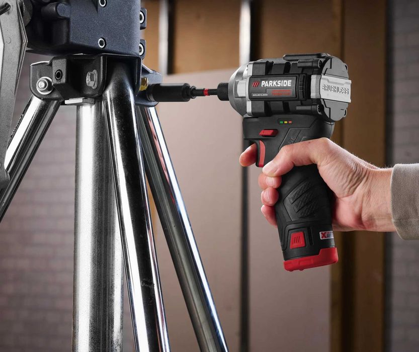 Нов СЕТ безчетков Винтоверт и Импакт 12V Parkside Performance 2 батери