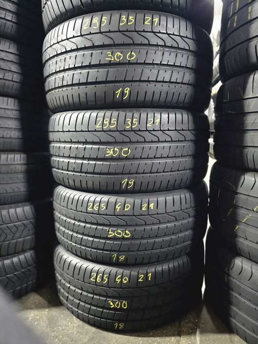 SET 295/35/21 + 265/40/21 VARA PIRELLI Stare excelentă
