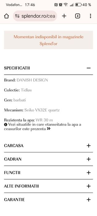 Ceas Bărbați Danish Design