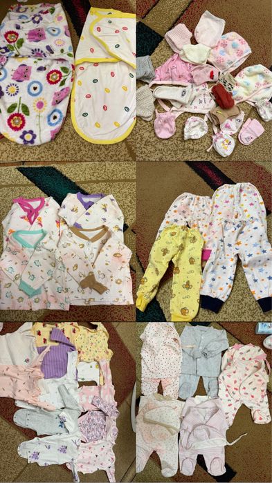 Вещи от 0-6 месяцев