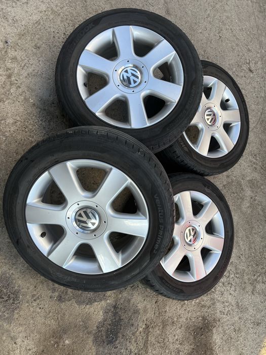 Гуми с джанти 16 цола 5x112 за VW Audi Skoda Seat