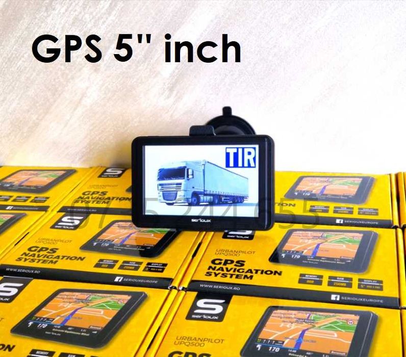 Navigatii GPS SERIOUX 5".pt. Truck,TIR,Camion,Auto. Nou. Garantie