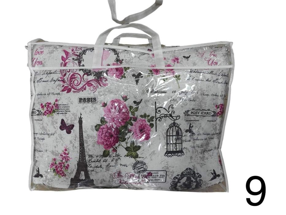 100% ПАМУК Комплект олекотен юрган " завивка " с чаршаф и две калъфки