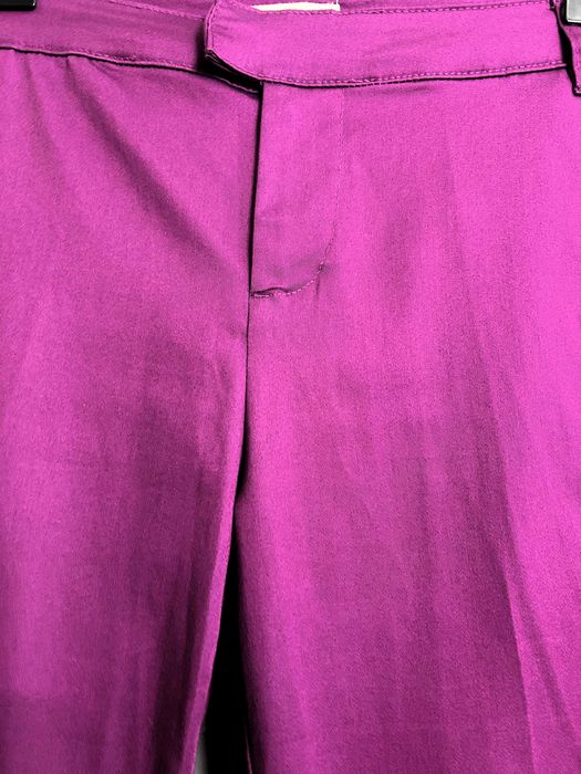 Pantaloni tip ţigaretă de culoare fuxia, marimea S