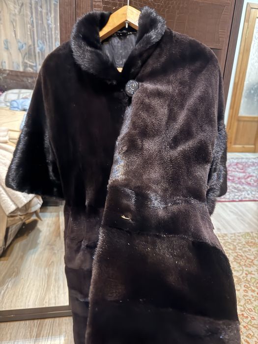 Норковая стриженная шуба