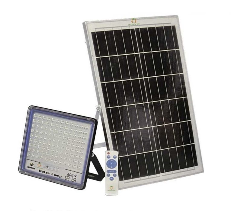Proiector solar 600W Jortan cu cablu de 4M și telecomanda